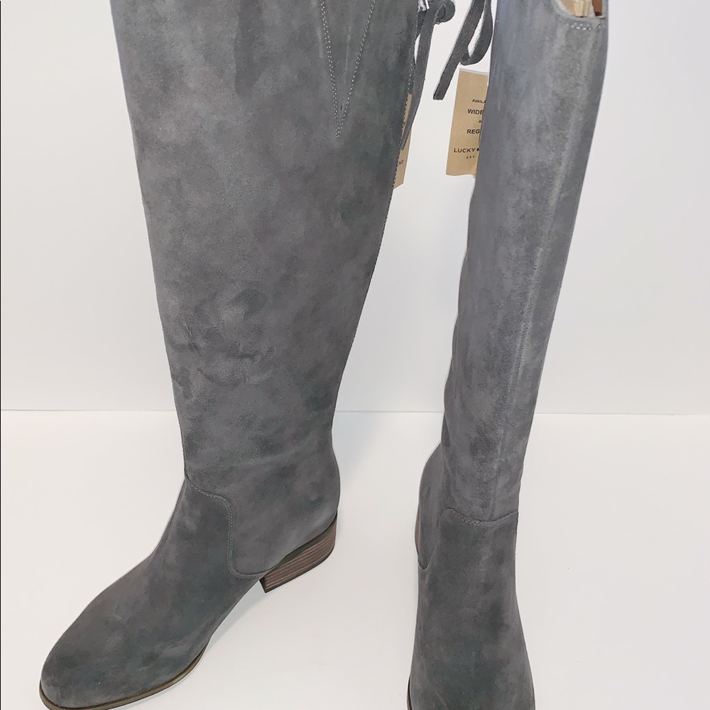 Lucky Brand Knee high Suede Boots - Picture 2 of 5